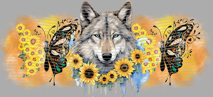 16oz Sunflower Girl-SU-11